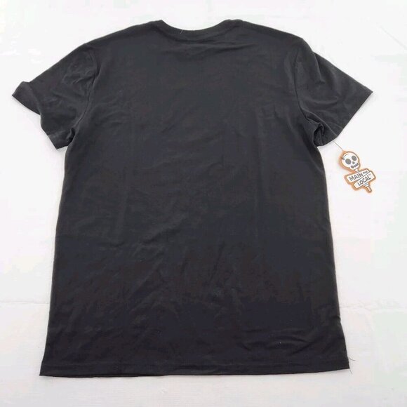 Main and Local Life is Gourd Womens Size Medium Black Halloween Pumpkin T-Shirt - Picture 5 of 5